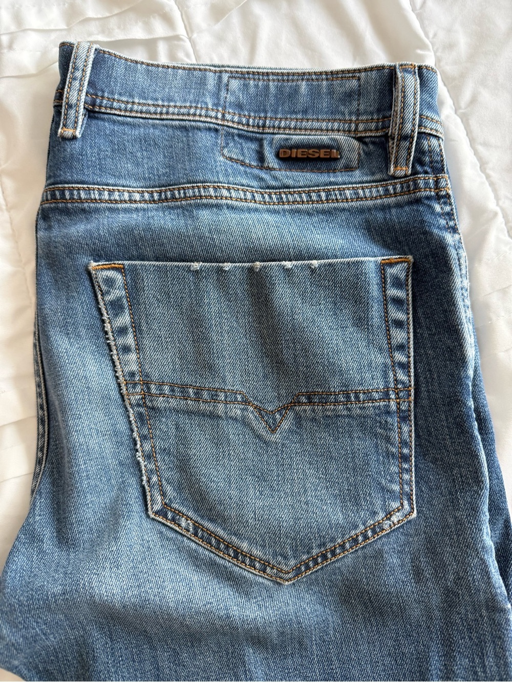 Diesel Teppehar Medium Blue Denim Jeans